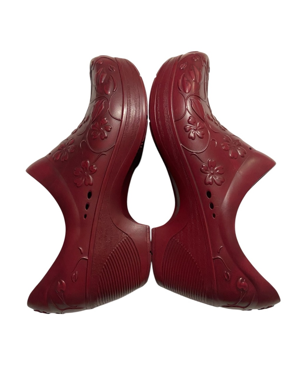 Dansko Pixie Molded Eva Floral Embossed Slip Resistant Clogs Professional - Picture 8 of 16